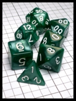 Dice : Dice - Dice Sets - Chinese Dice Green Opaque Swirl - eBay Oct 2015